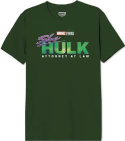 Marvel Herren Meshehuts001 T-Shirt, flaschengrün, M von Marvel