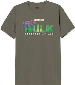 Marvel Herren Meshehuts001 T-Shirt, kaki, XXL von Marvel