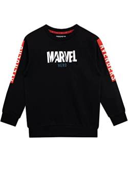Marvel Jungen Avengers Sweatshirt Schwarz 152 von Marvel