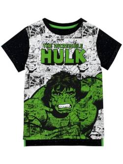 Marvel Jungen Der Unglaubliche Hulk T-Shirt Mehrfarbig 128 von Marvel