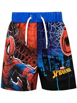 Marvel Jungen Spiderman Badeshorts Mehrfarbig 128 von Marvel