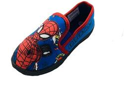 Marvel Jungen Spiderman-Hausschuhe, Blau, Größe 42-35, blau, 28 EU von Marvel