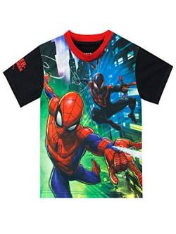 Marvel Jungen Spiderman T-Shirt Mehrfarbig 110 von Marvel