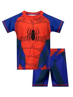 Marvel Jungen Spiderman Zweiteiliger Badeanzug Mehrfarbig 104 von Marvel