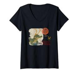 Marvel Loki Cartoon Alligator Loki Variant Identified T-Shirt mit V-Ausschnitt von Marvel