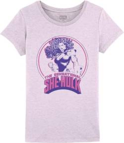 Marvel Mädchen Gimarcots175 T-Shirt, Rosa meliert, 6 Jahre von Marvel