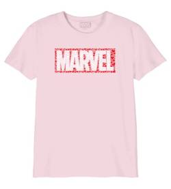 Marvel Mädchen Gimarcots182 T-Shirt, Hellrosa, 10 Jahre von Marvel