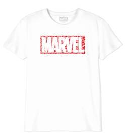 Marvel Mädchen Gimarcots182 T-Shirt, weiß, 14 Jahre von Marvel
