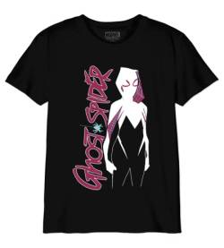 Marvel Mädchen Gimarcots185 T-Shirt, Schwarz, 8 Jahre von Marvel