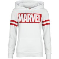 Marvel - Marvel Kapuzenpullover - Logo - L bis XXL - für Damen - Größe L - weiß  - EMP exklusives Merchandise! von Marvel