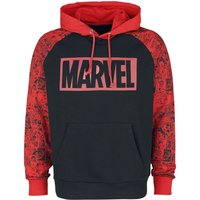Marvel - Marvel Kapuzenpullover - Logo - S bis M - für Männer - Größe S - multicolor  - Lizenzierter Fanartikel von Marvel