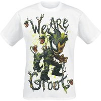 Marvel - Marvel T-Shirt - Venomized Groot - We Are Groot - S bis XXL - für Männer - Größe M - weiß  - Lizenzierter Fanartikel von Marvel