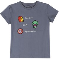Marvel - Marvel T-Shirt für Kinder - Superheroes - für Mädchen & Jungen - blaugrau  - EMP exklusives Merchandise! von Marvel