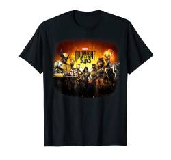 Marvel Midnight Suns Wolverine Iron Man Spider-Man Blade T-Shirt von Marvel