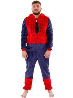 Marvel Onesies für Herren | Herren Spiderman Onesie | Spiderman Kostüm Erwachsene | Offizielles Spiderman Merchandise | Mittel von Marvel