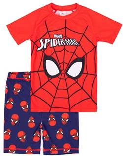 Marvel Spider-Man Badeanzug Jungen Kinder Zweiteilige Top Shorts Schwimmset 8-9 Jahre von Marvel