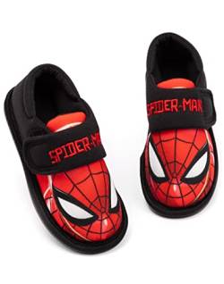 Marvel Spider-Man Hausschuhe Jungen Kinder Superheld Haus Schuhe Müßiggänger 23 von Marvel