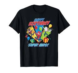 Marvel Spider-Man Miles Gwen Happy Birthday Super Hero! T-Shirt von Marvel