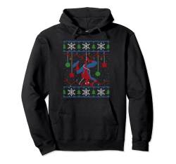 Marvel Spider-Man Upside Down Ugly Christmas Sweater Pullover Hoodie von Marvel