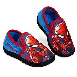 Marvel Spiderman Hausschuhe Kinder Avengers Kinder Hausschuhe (Rot/Blau, numeric_30) von Marvel