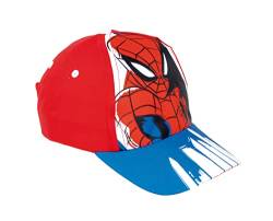 Marvel Spiderman Hut für Jungen, Baseball Kappe, Spidey-Design, Kinder-Sommermütze, Geschenk für Jungen, Verstellbare Hut | Rot von Marvel