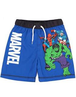 Marvel Swim Shorts Jungen Kinder Blau Hulk Spider-Man Badebekleidung Trunks 6-7 Jahre von Marvel