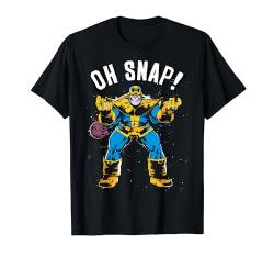 Marvel Thanos Space Oh Snap! Retro Comic Style T-Shirt von Marvel