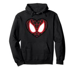 Marvel Ultimate Spider-Man Miles Morales Heart Mask Logo Pullover Hoodie von Marvel