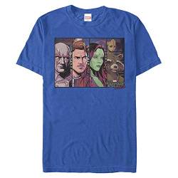 Marvel Unisex GOTG 2-We is Boxed Organic Short Sleeve T-Shirt, Bright Blue, M von Marvel