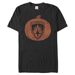 Marvel Unisex GOTG Classic-Guardians Pumpkin Organic Short Sleeve T-Shirt, Black, XXL von Marvel