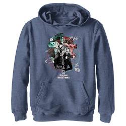 Marvel Unisex Kinder Magic Glitch Hoodie, Marineblau Heather, L von Marvel