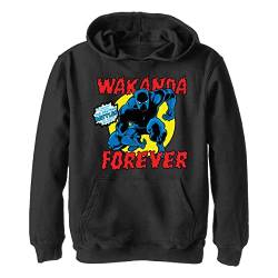 Marvel Unisex Kinder Panther Battles Hoodie, Schwarz, S von Marvel