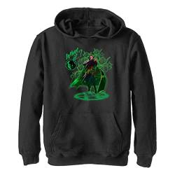 Marvel Unisex Kinder Strange Green Hoodie, Schwarz, L von Marvel