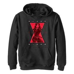 Marvel Unisex Kinder Widow Target Hoodie, Schwarz, M von Marvel