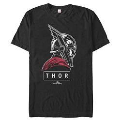 Marvel Unisex Ragnarok-Thor of Asgard Organic Short Sleeve T-Shirt, Black, L von Marvel