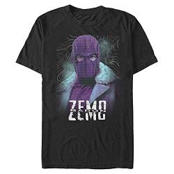 Marvel Unisex The Falcon And The Winter Soldier Zemo Purple Organic Short Sleeve T-shirt, Schwarz, XXL von Marvel