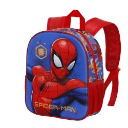 Spiderman Leader-Kleiner 3D Rucksack, Blau von Marvel