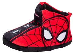 Spiderman Slipper Boots für Jungen Hausschuhe Booties Warm gefütterte Hausschuhe zum Anziehen von Marvel