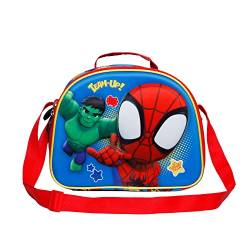 Spiderman Team-3D Frühstückstasche, Mehrfarbig von Marvel