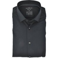 MARVELIS Businesshemd Easy To Wear Hemd - Body Fit - Langarm - Einfarbig - Anthrazit 4-Wege-Stretch von Marvelis