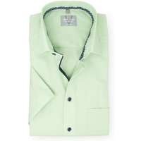 MARVELIS Kurzarmhemd Kurzarmhemd - Comfort Fit - Einfarbig - Lindgrün von Marvelis