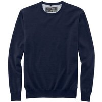 MARVELIS Rundhalspullover Pullover - Casual Fit - Rundhals - Einfarbig - Marine (1-tlg) von Marvelis