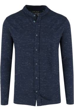 Marvelis Casual Modern Fit Longsleeve navy, Meliert von Marvelis