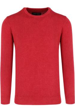 Marvelis Casual Modern Fit Pullover bordeaux, Einfarbig von Marvelis