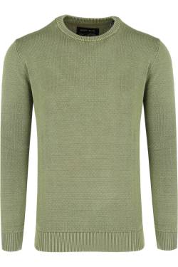 Marvelis Casual Modern Fit Pullover grün, Einfarbig von Marvelis