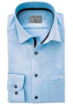 Marvelis Herren Businesshemd Non-Iron Comfort Fit, Langarm, Kent-Kragen, Twill, 100% Baumwolle, bleu 11, 41 von Marvelis