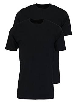 Marvelis T-Shirt schwarz Rundhals 2er Pack 2816/00/68, XXL - 2er Pack von Marvelis
