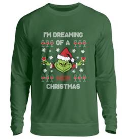 Marvelous Life Weihnachtspullover I Wein Christmas I Grinch I Unisex I Lustig I Ugly Christmas Sweater IWeihnachtspullover Damen Herren I Wein Geschenk I Bedruckt in Germany von Marvelous Life