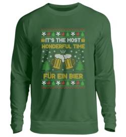 Weihnachtspullover I It's The Most Wonderful time für EIN Bier I Unisex I Weihnachtspullover Damen Herren I Ugly Christmas Sweater I Lustiger Weihnachtspulli I Bier Geschenk I Bedruckt in Germany von Marvelous Life