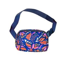 Mary Square Bright and Cheery 9,25 x 7 Polyester Crossbody Fannie Hüfttasche, Fly Blue, 9.25 x 7, Fly Blue von Mary Square